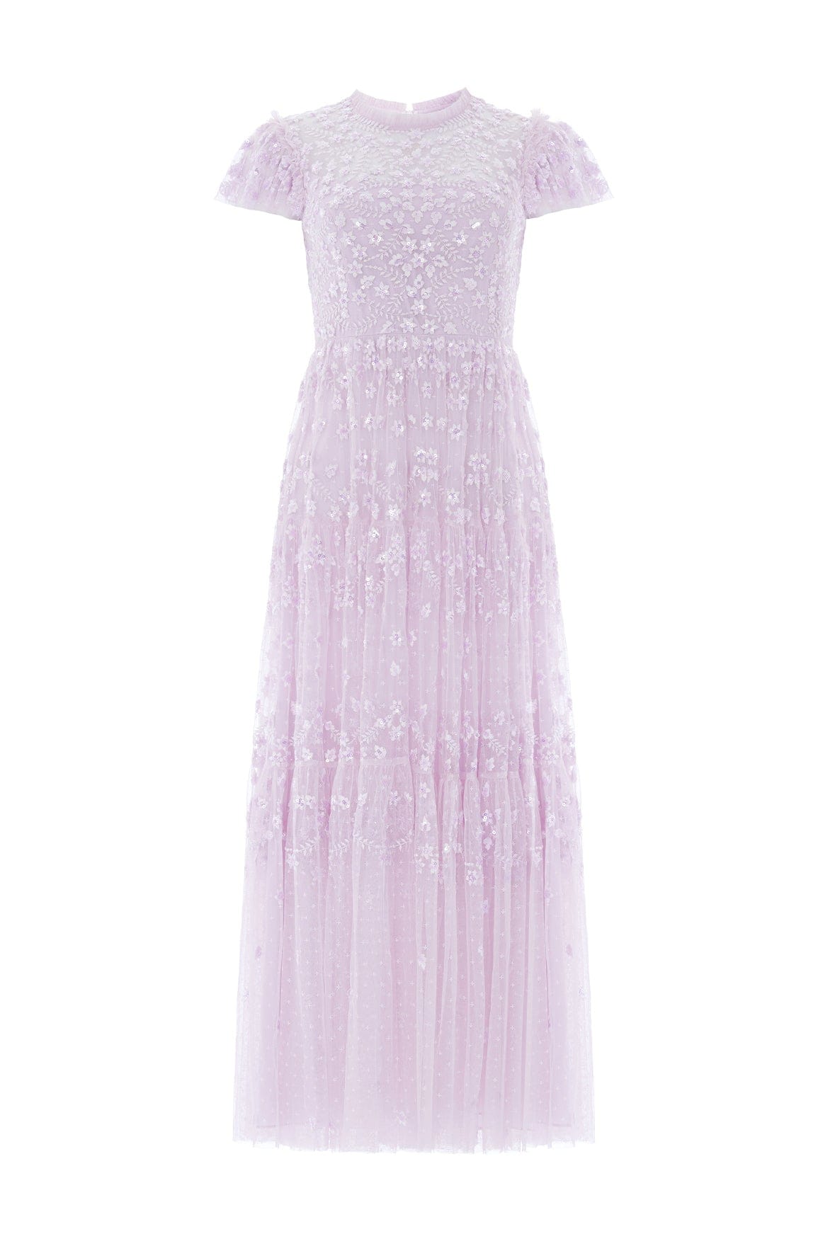 Clover Short Sleeve Ankle Gown