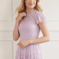 Clover Short Sleeve Ankle Gown