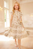 Colette's La Vie En Rose Short Sleeve Kids Dress