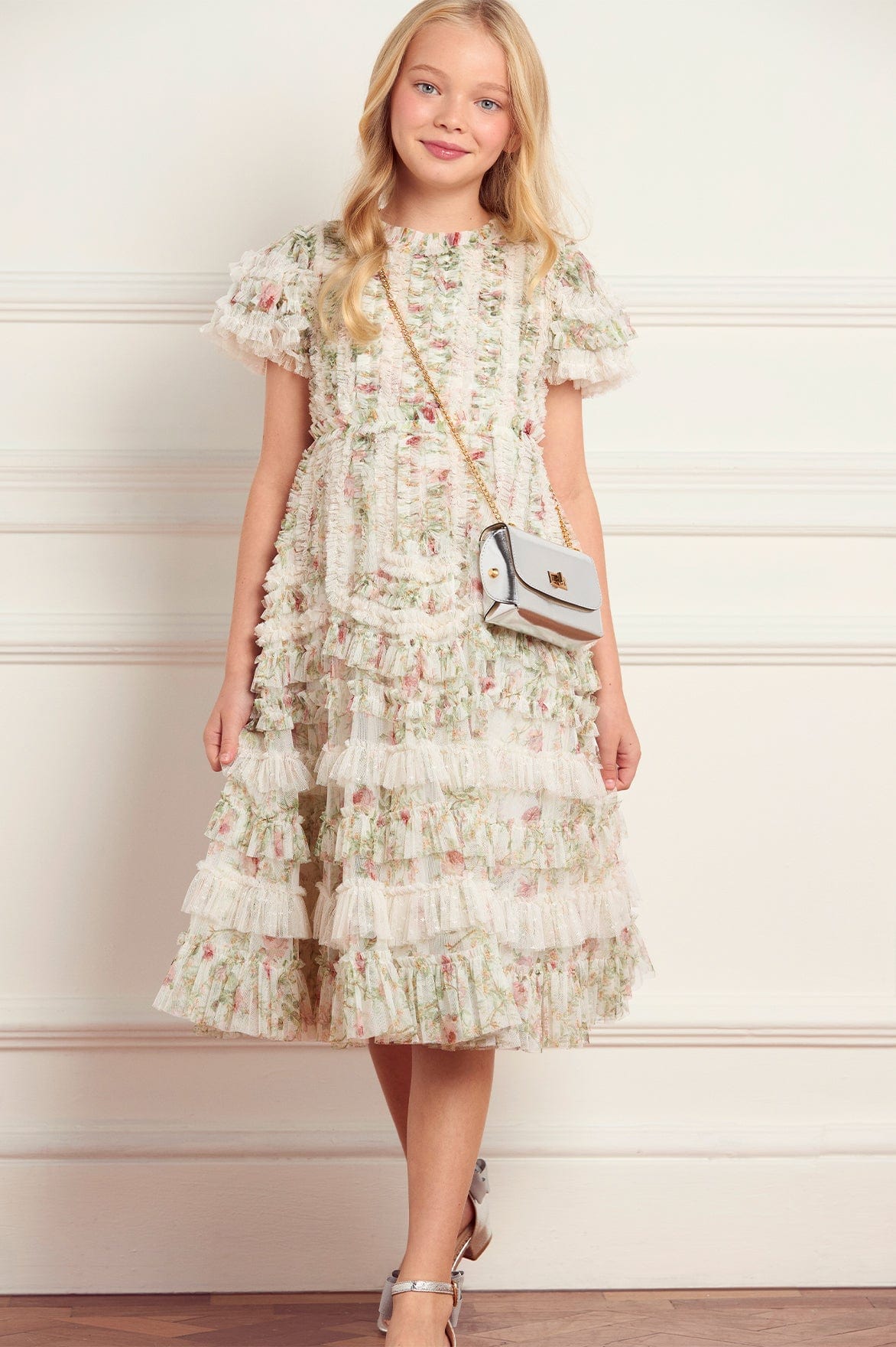 Colette's La Vie En Rose Short Sleeve Kids Dress