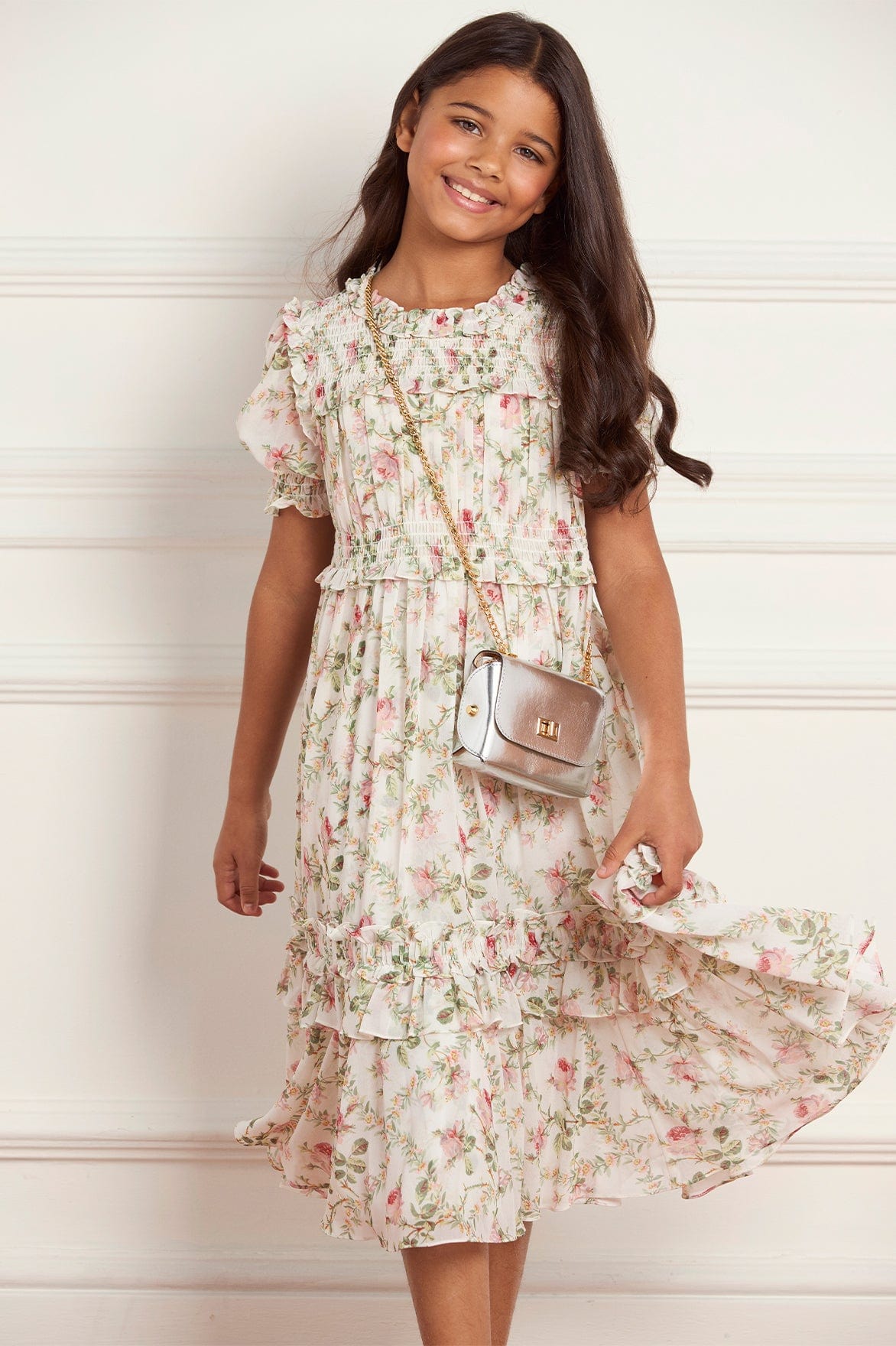 Colette's Rose Emilia Georgette Kids Dress
