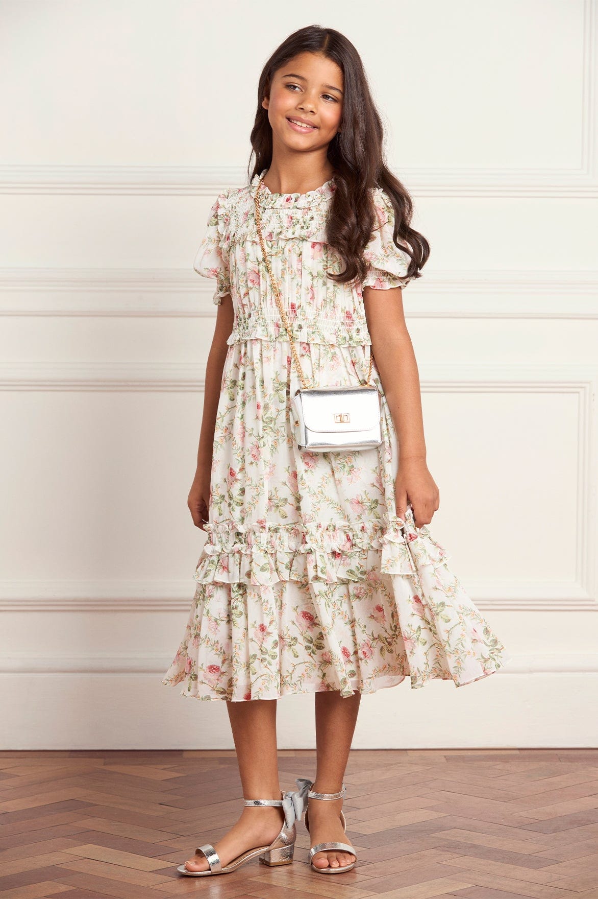 Colette's Rose Emilia Georgette Kids Dress