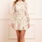 Colette's Rose Emilia Georgette Micro Mini Dress