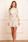 Colette's Rose Emilia Georgette Micro Mini Dress