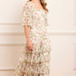 Colette's Rose Short Sleeve Ankle Gown