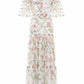 Colette's Rose Short Sleeve Ankle Gown