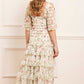 Colette's Rose Short Sleeve Ankle Gown