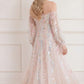 Confetti Gloss Off-Shoulder Ballerina Dress