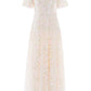 Confetti Round Neck Ankle Gown