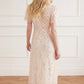 Confetti Round Neck Ankle Gown