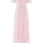 Confetti Round Neck Ankle Gown