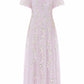 Confetti Round Neck Ankle Gown