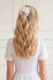 Cotton Broderie Scrunchie