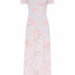 Cressida Embroidery Puff Sleeve Ankle Gown