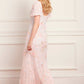 Cressida Embroidery Puff Sleeve Ankle Gown
