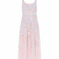 Cressida Embroidery Scoop Neck Ballerina Dress