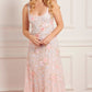 Cressida Embroidery Scoop Neck Ballerina Dress