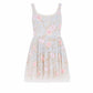Cressida Embroidery Scoop Neck Micro Mini Dress
