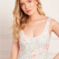 Cressida Embroidery Scoop Neck Micro Mini Dress