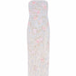 Cressida Embroidery Strapless Ankle Gown