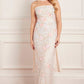 Cressida Embroidery Strapless Ankle Gown