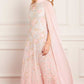 Cressida Floral Cape Ankle Gown