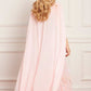 Cressida Floral Cape Ankle Gown