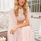 Cressida Floral Cape Ankle Gown