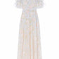 Cressida Floral Short Sleeve Ankle Gown