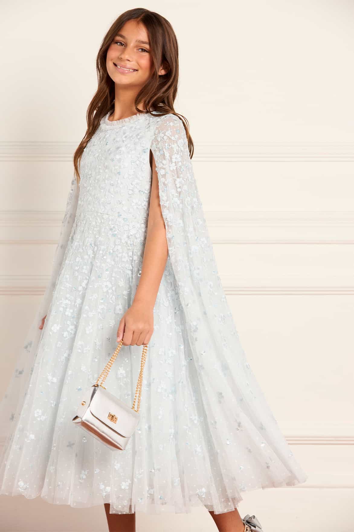 Dahlia Clover Cape Kids Dress