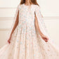 Dahlia Ditsy Cape Kids Dress