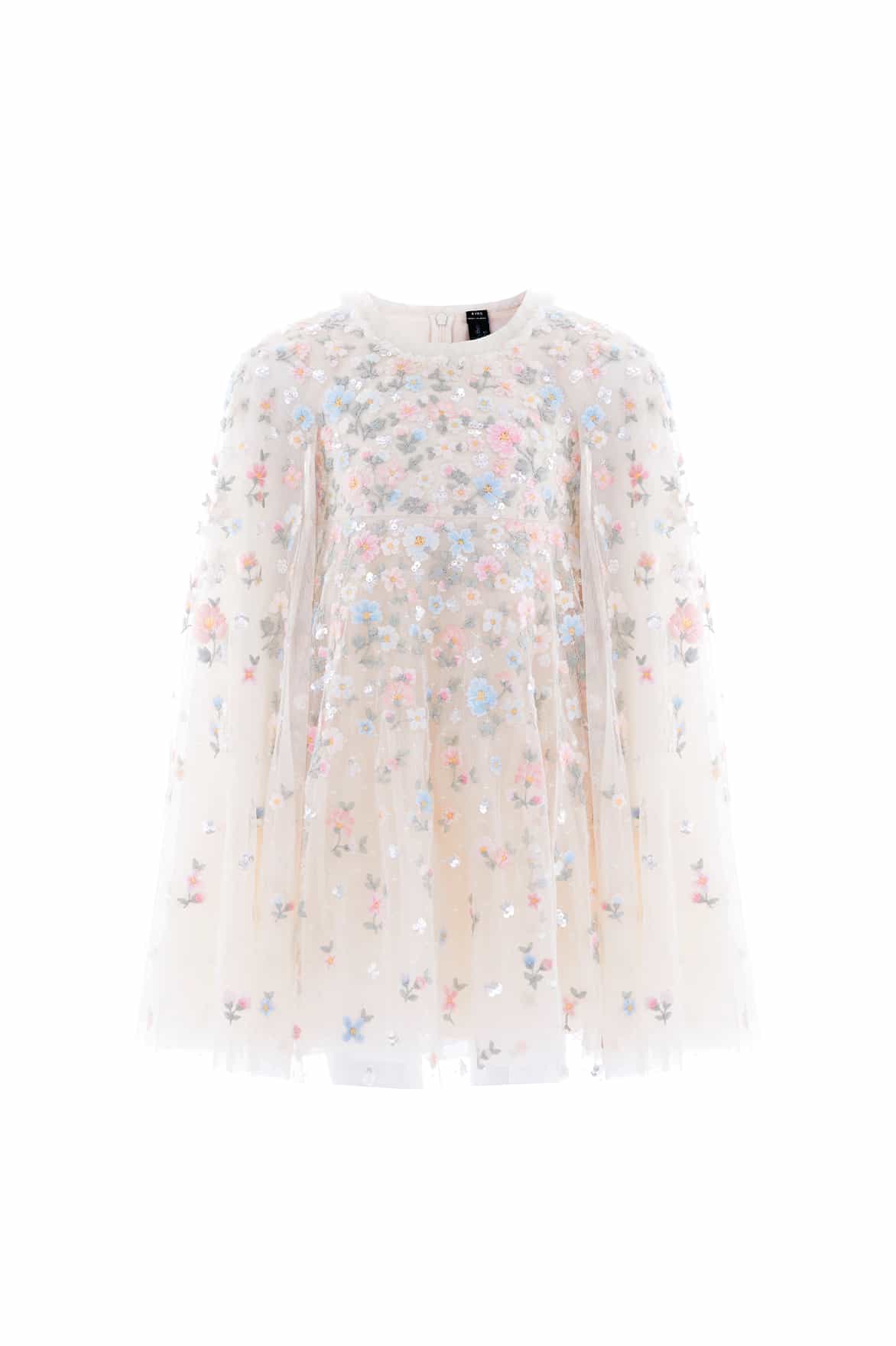 Dahlia Ditsy Cape Kids Dress