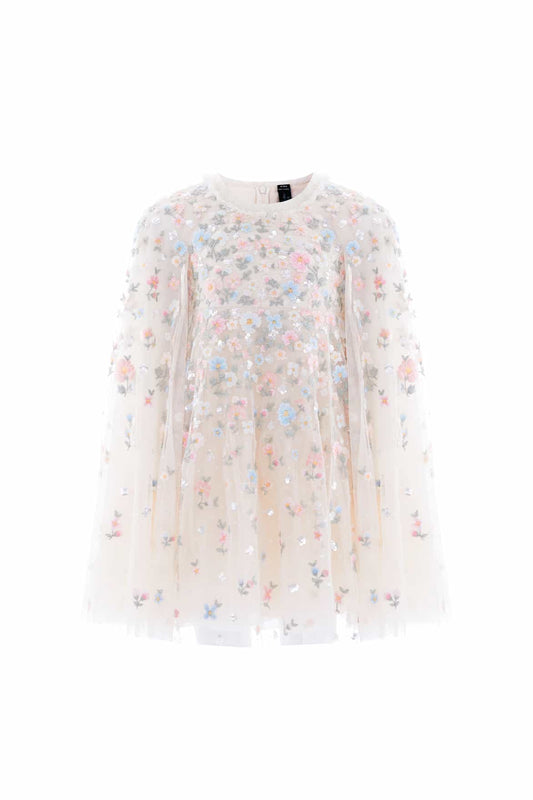 Dahlia Ditsy Cape Kids Dress