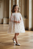 Dahlia Ditsy Cape Kids Dress
