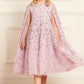 Dahlia Ditsy Cape Kids Dress