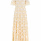 Daisy Wave Ankle Gown