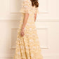 Daisy Wave Ankle Gown