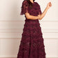 Daisy Wave Ankle Gown