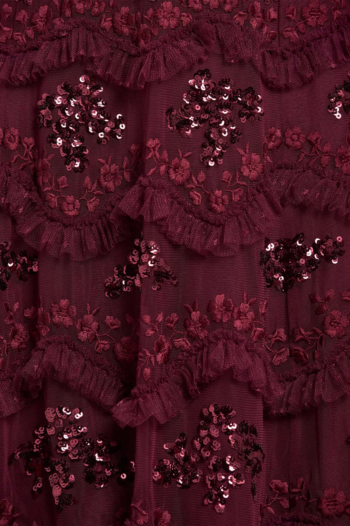 Daisy Wave Ankle Gown