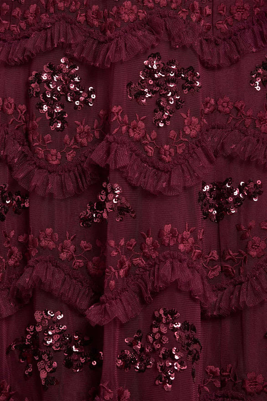 Daisy Wave Ankle Gown