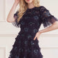 Daisy Wave Ankle Gown