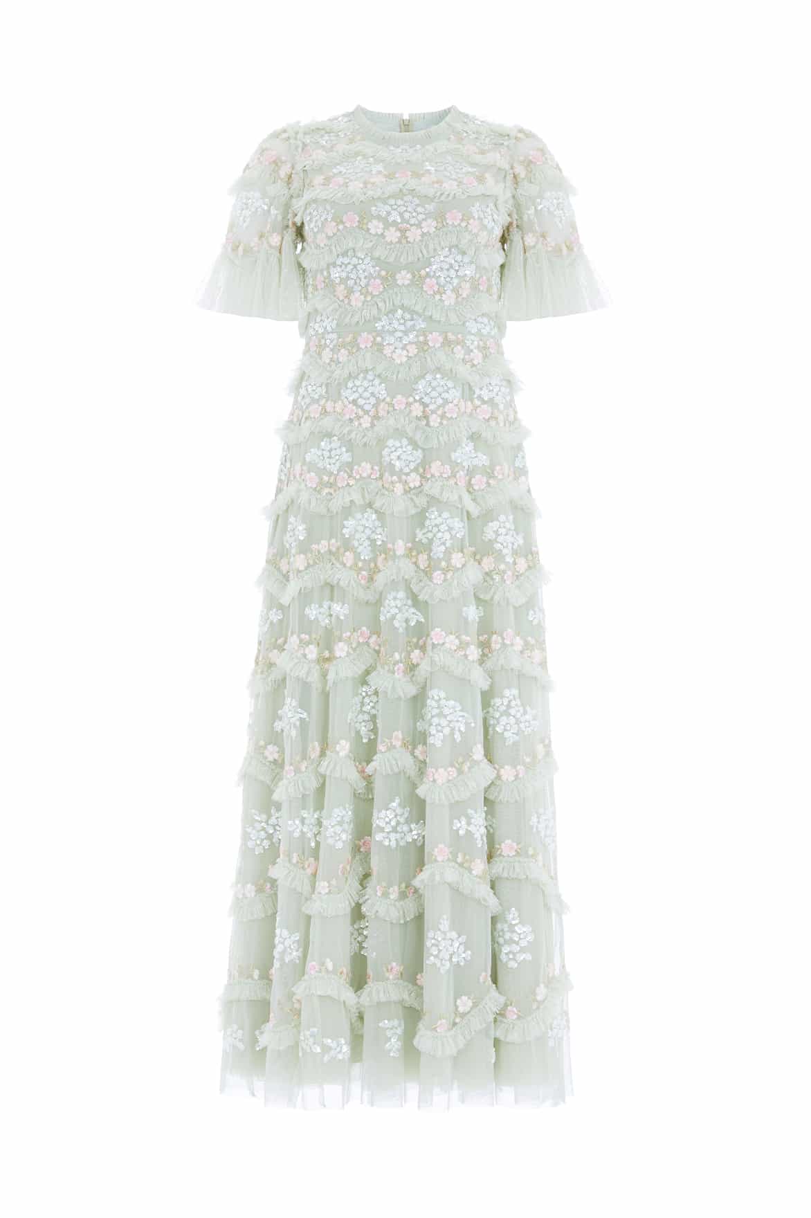 Daisy Wave Ankle Gown