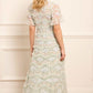 Daisy Wave Ankle Gown