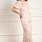 Dancing Ribbon Puff Sleeve Gown