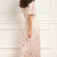 Dancing Ribbon Puff Sleeve Gown
