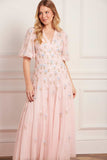 Dandelion Ditsy Ankle Gown