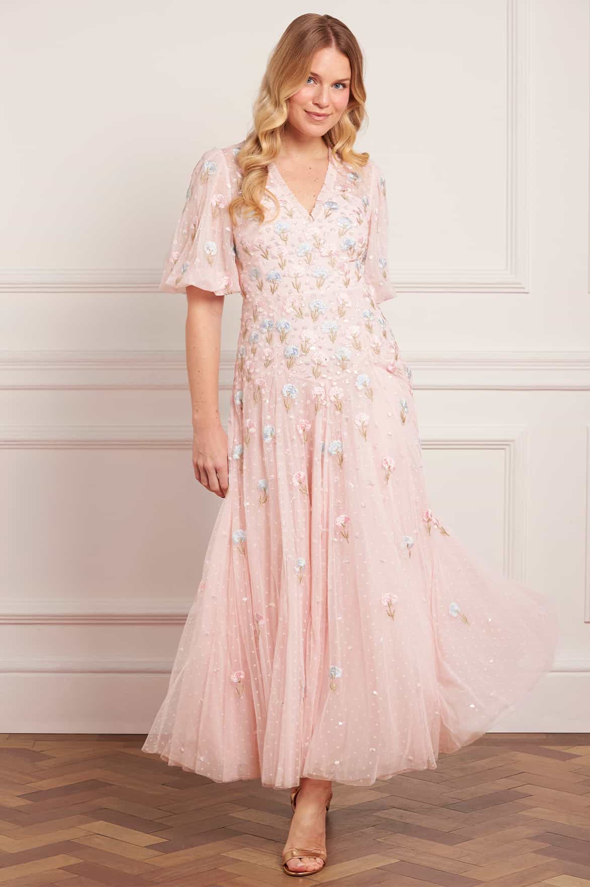 Dandelion Ditsy Ankle Gown