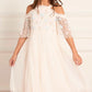 Dandelion Ditsy Bodice Off-Shoulder Kids Dress