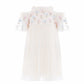 Dandelion Ditsy Bodice Off-Shoulder Kids Dress