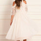 Dandelion Ditsy Bodice Off-Shoulder Kids Dress